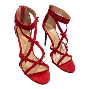 RAYE Red Heels Size 38 (US 8)